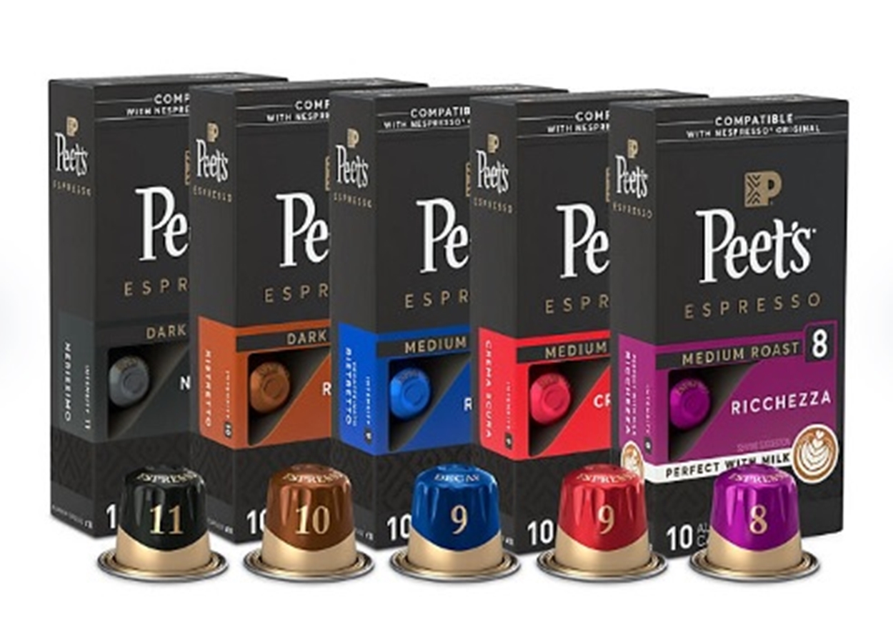(image for) Peets Coffee Variety Capsules 10 ct. per pk., 5 pk.